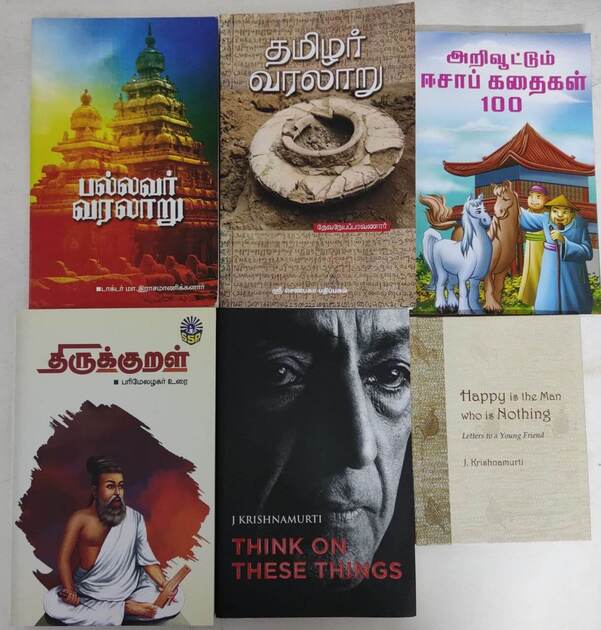 books sridhar brought from chennaibookfair in 2023