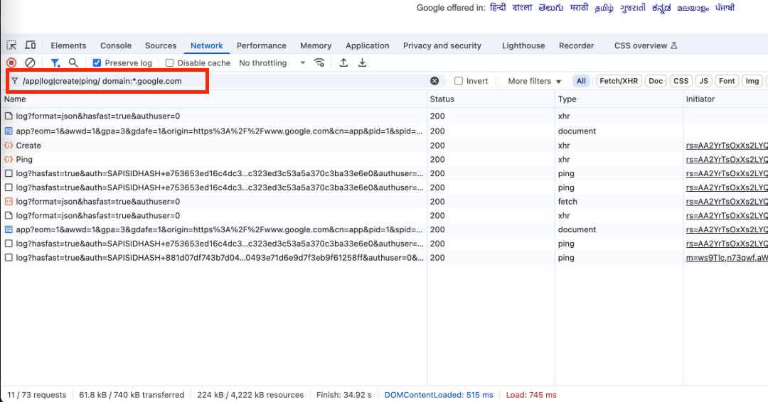regex pattern